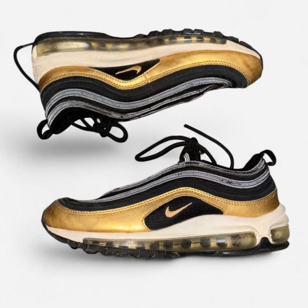 Nike Women's Black and Gold Trainers